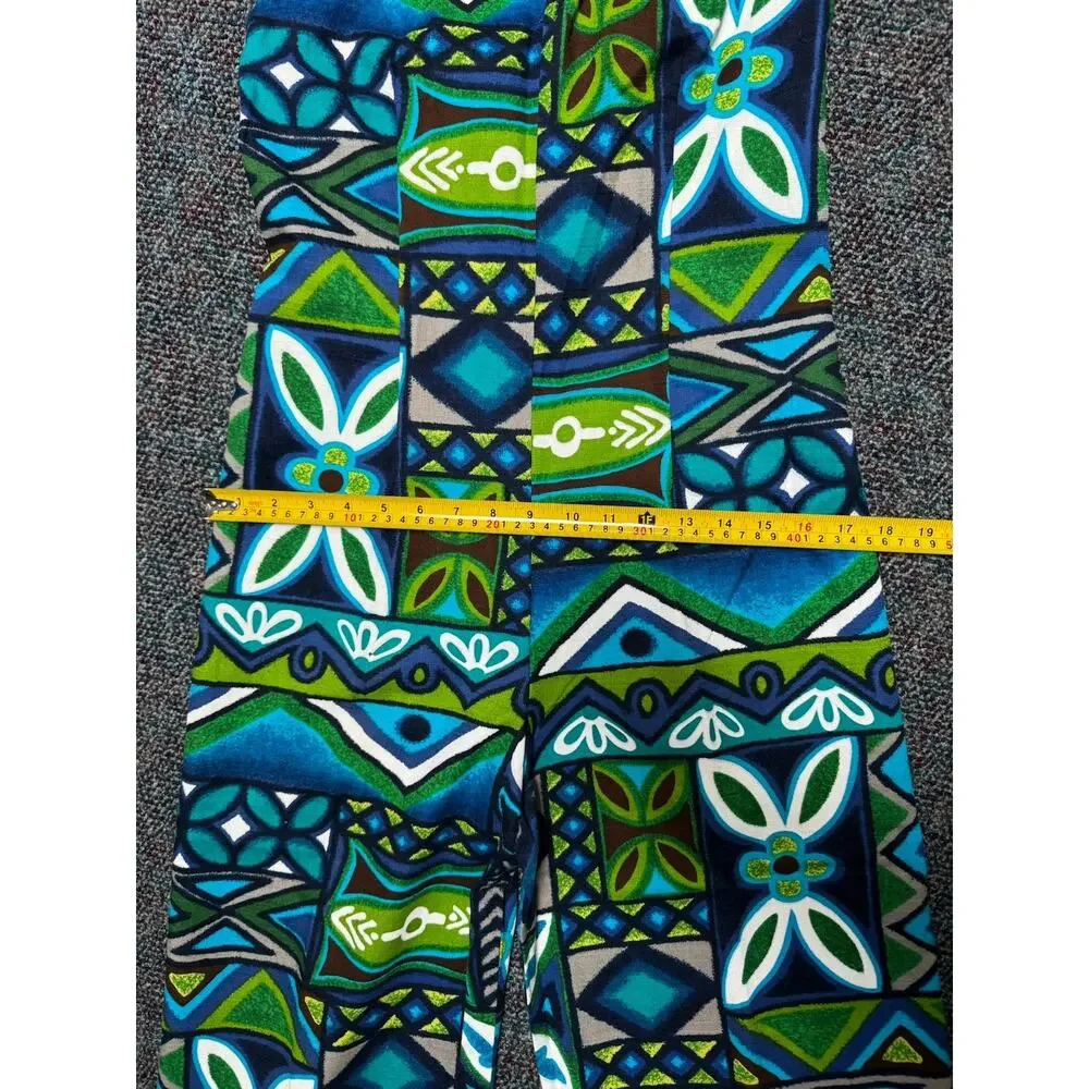 Boho Jumpsuit Womens Small Handmade Artsy Colorful Art To Wear Hippie - Picture 6 of 9